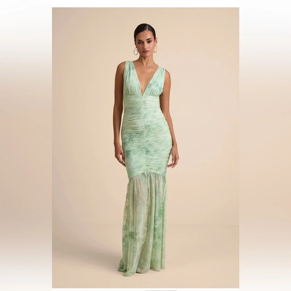 Brand new Lulu's Mint Green Maxi Dress - Picture 2 of 4